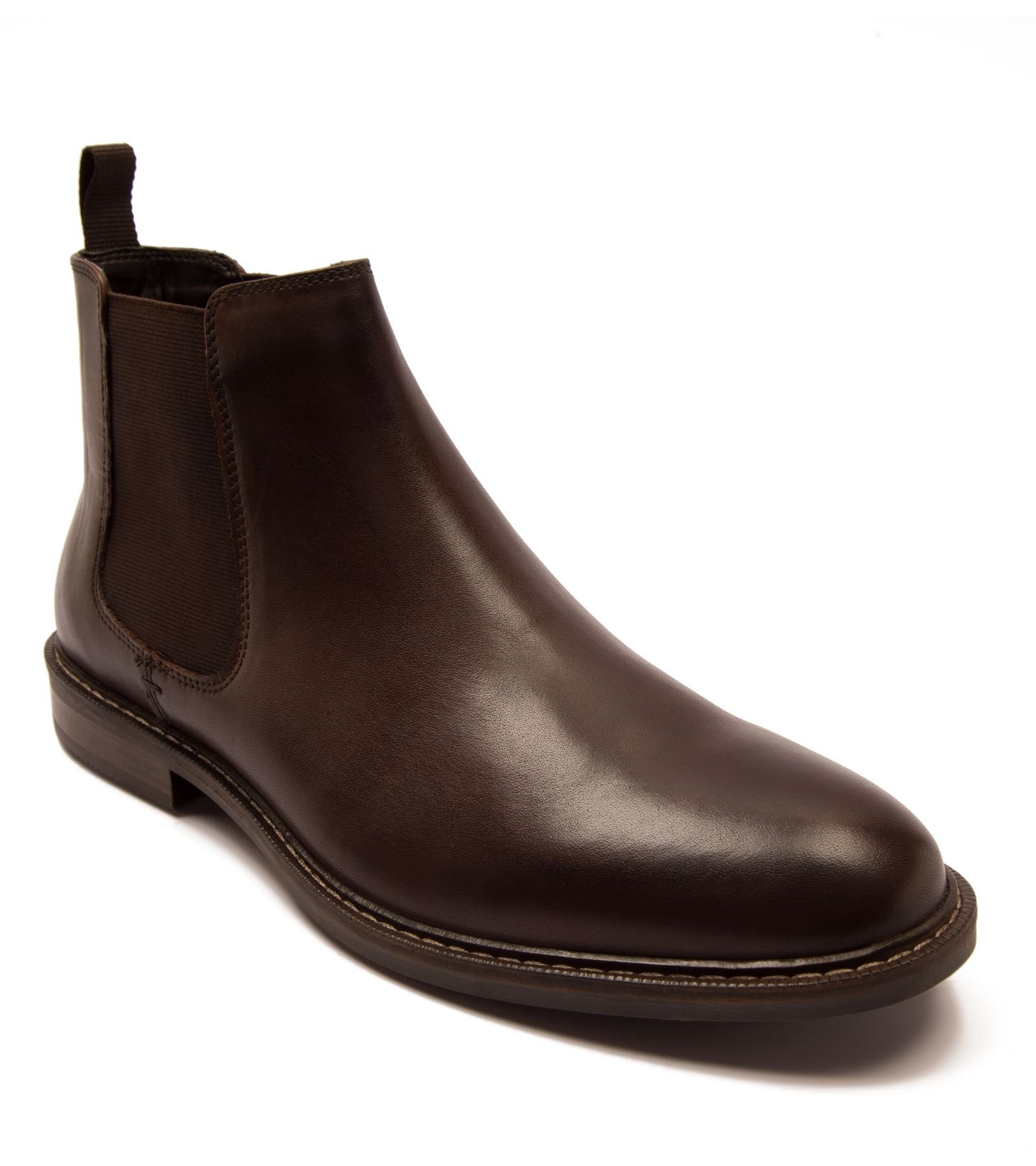 Thomas Crick Thomas Crick Men's Truman' Formal Leather Chelsea Boots in Brown - 4