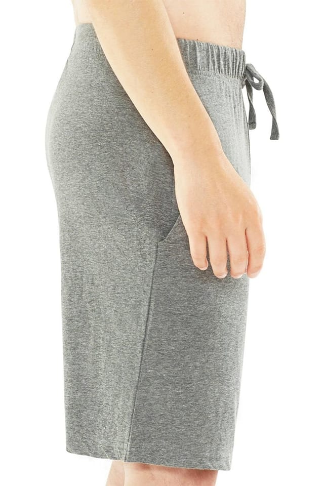 Just Essentials Just Essentials Men's Mens Jersey Pyjama Shorts in Charcoal - 3