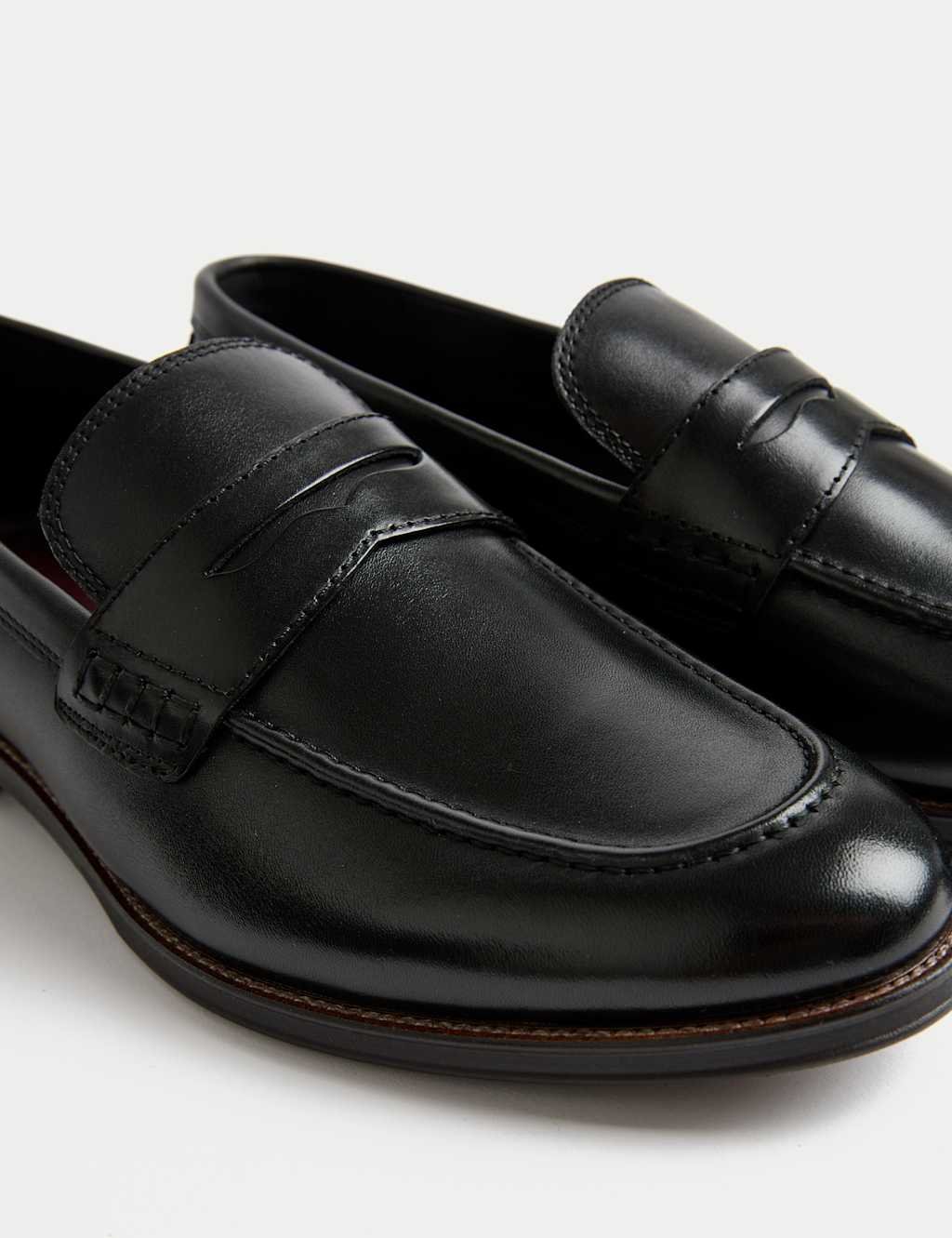 Marks & Spencer M&S Leather Loafers Black - 2