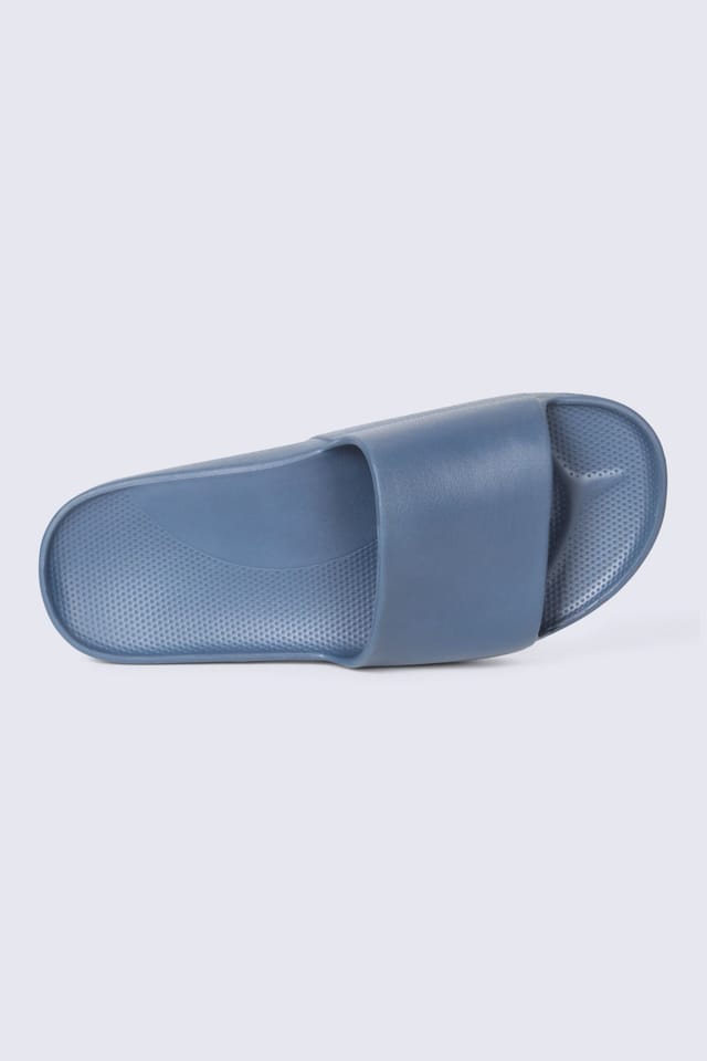 Animal Animal Men's 'Poolside' Lightweight Cushioned Slip On Comfortable Casual Sliders in Navy - 2