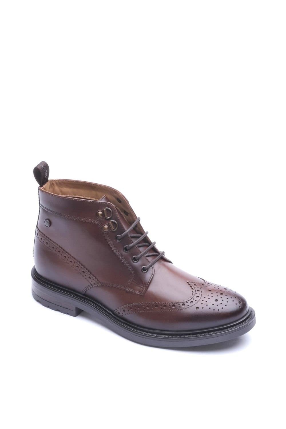 Base London Base London Men's Foster Brogue Boot in Brown