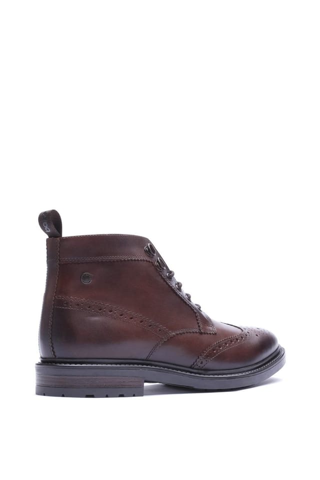 Base London Base London Men's Foster Brogue Boot in Brown - 2