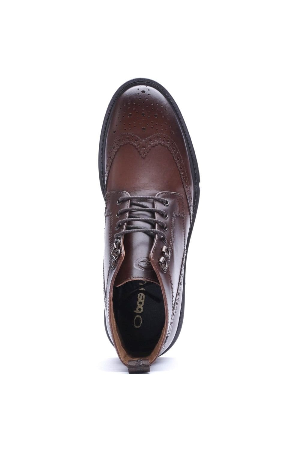 Base London Base London Men's Foster Brogue Boot in Brown - 4