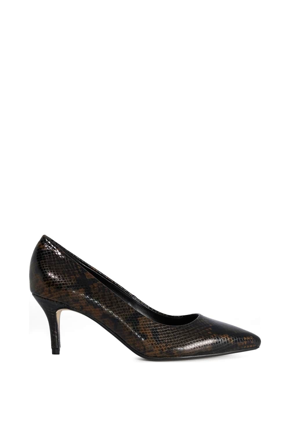 Dune London Dune London Women's 'Braxxton' Leather Court Shoes in Brown