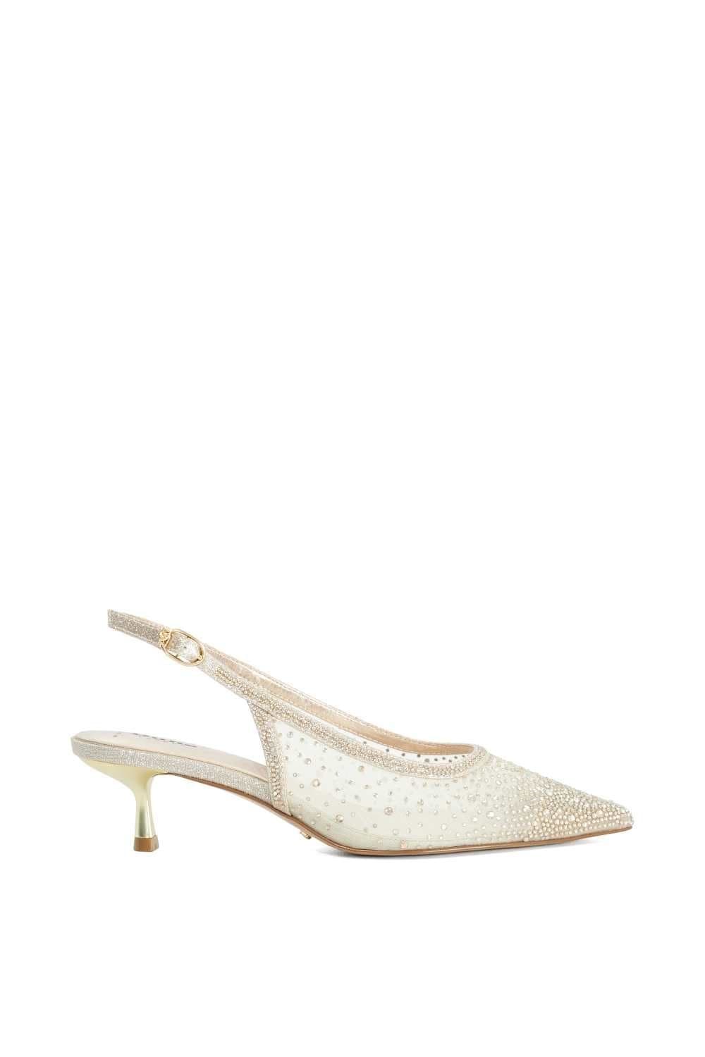 Dune London Dune London Women's Wide Fit 'Cirelle' Strappy Heels in Metallics
