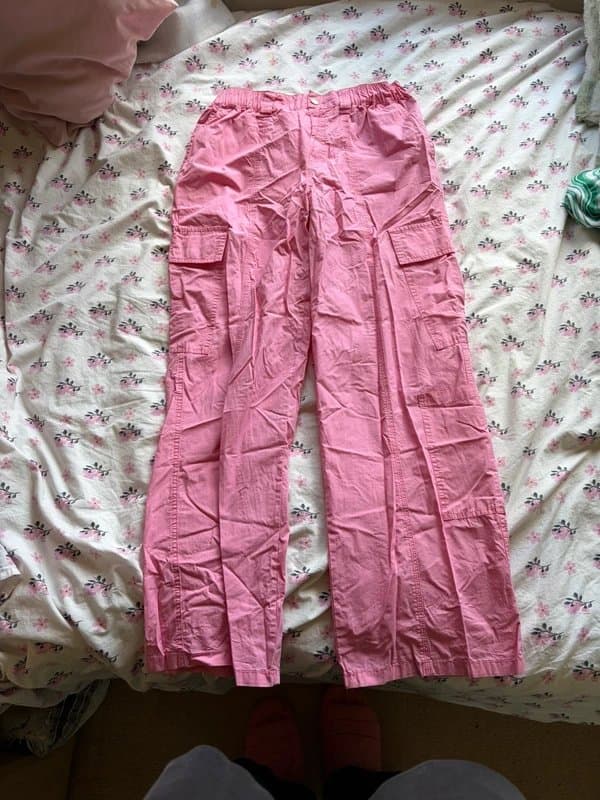 ASOS Pink cargo trousers