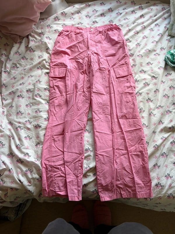 ASOS Pink Cargo Trousers