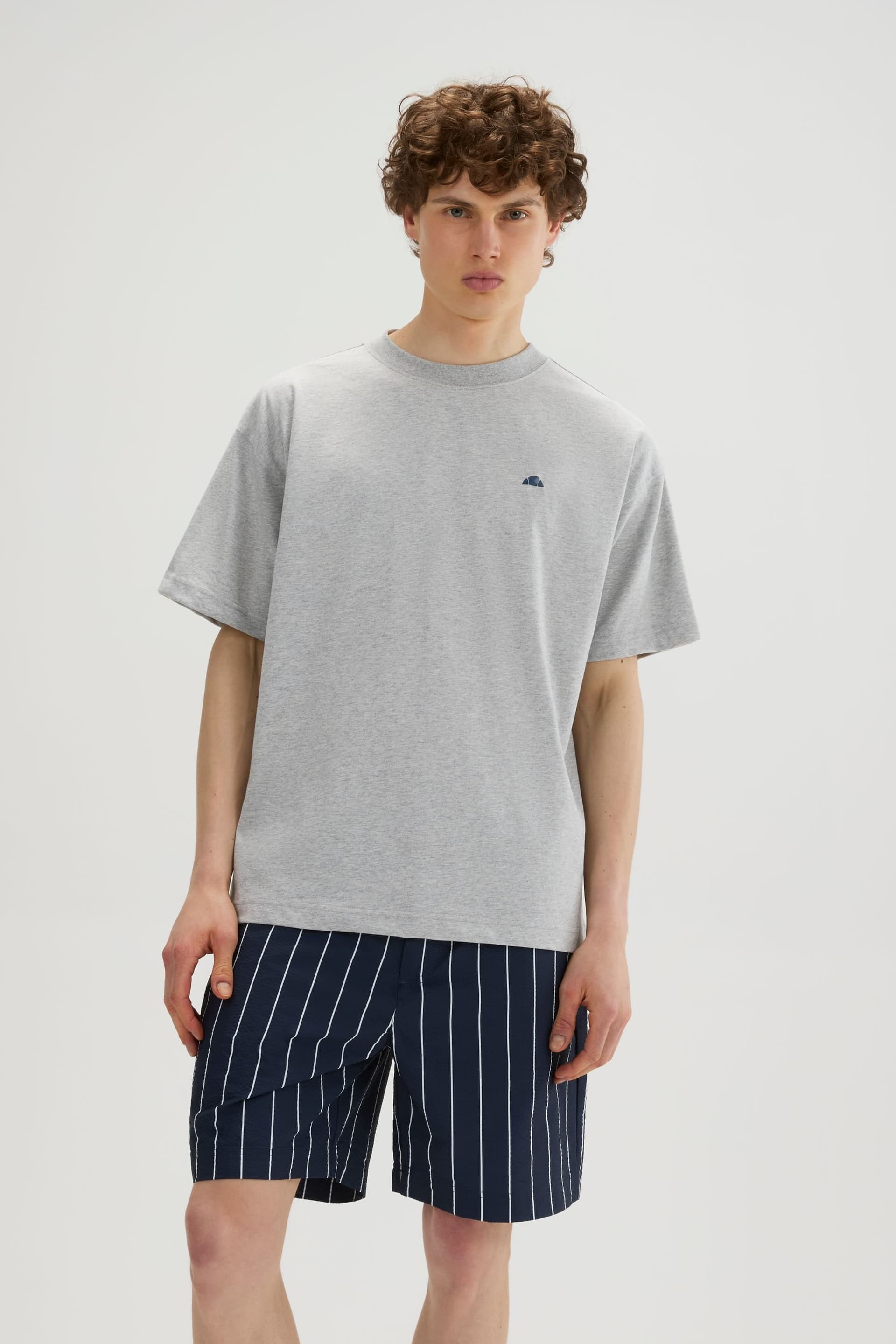 Ellesse Ellesse Men's Oliva Tee in Light Grey