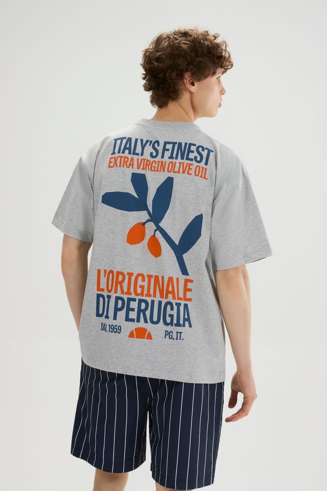 Ellesse Ellesse Men's Oliva Tee in Light Grey - 3