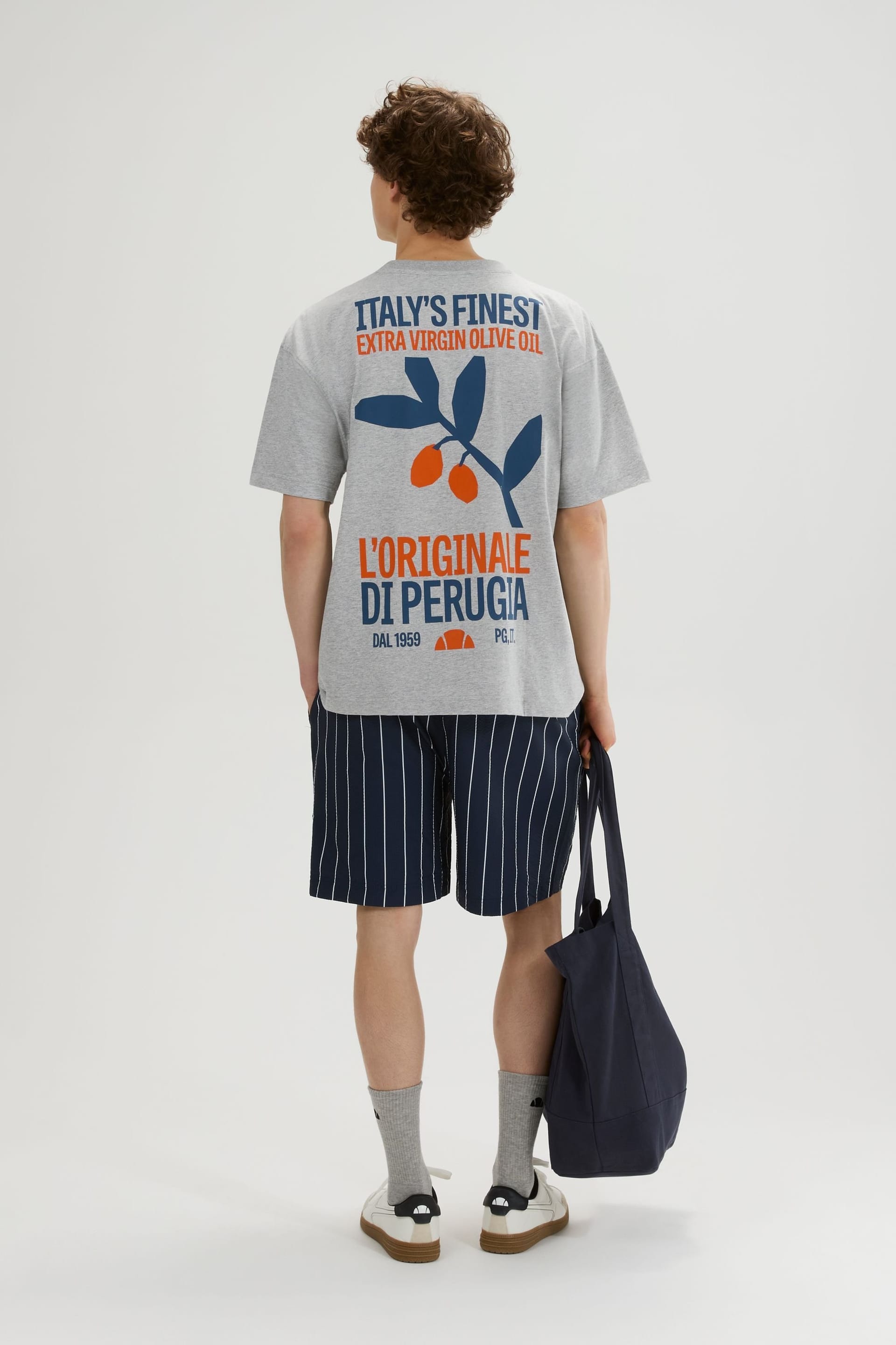 Ellesse Ellesse Men's Oliva Tee in Light Grey - 4