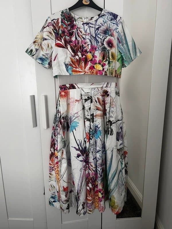 ASOS Women’s Floral Lined Dress Wedding Party Summer Size 10 from ASOS