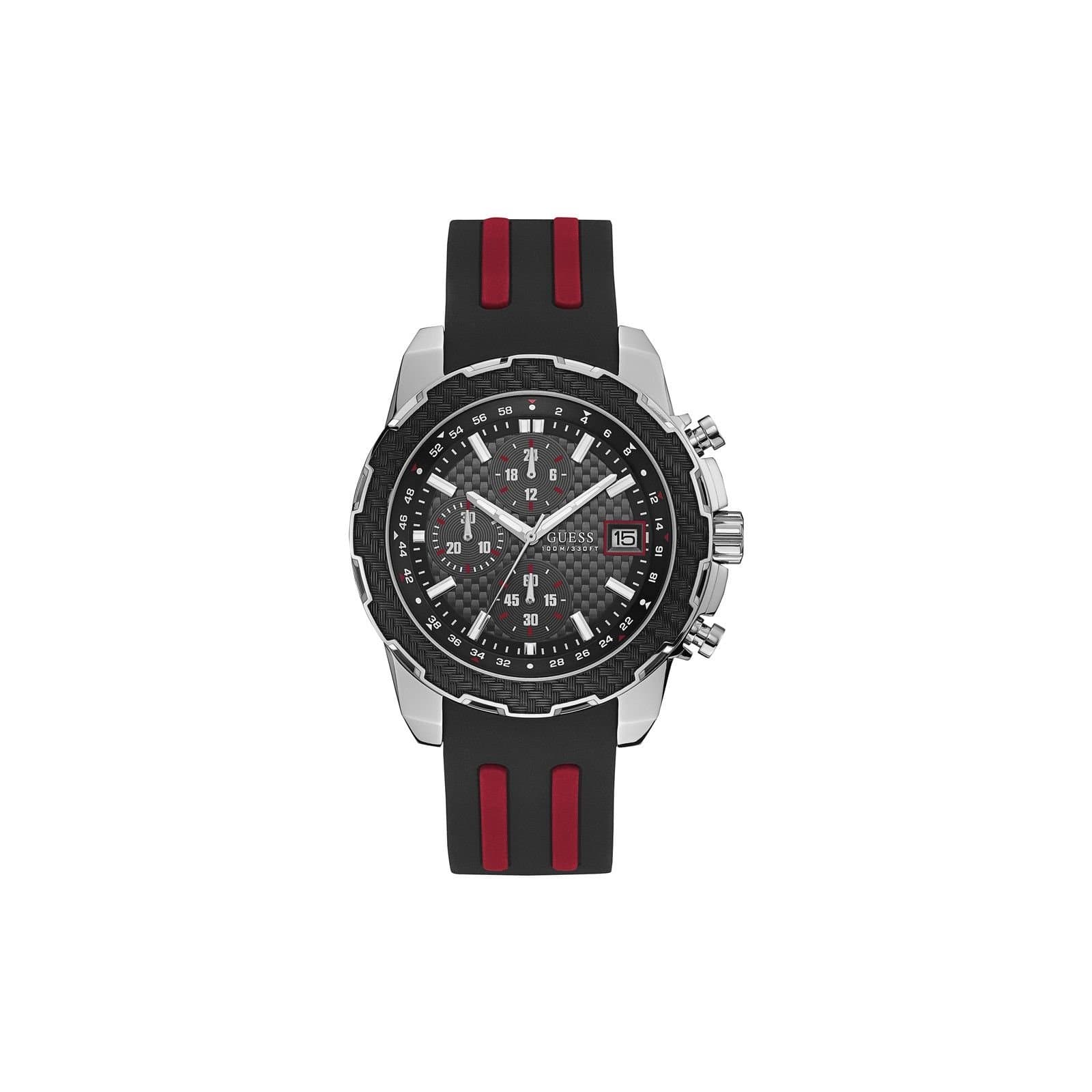 GUESS Guess Men's W1047G1 Sport 46mm Quartz Watch in Black