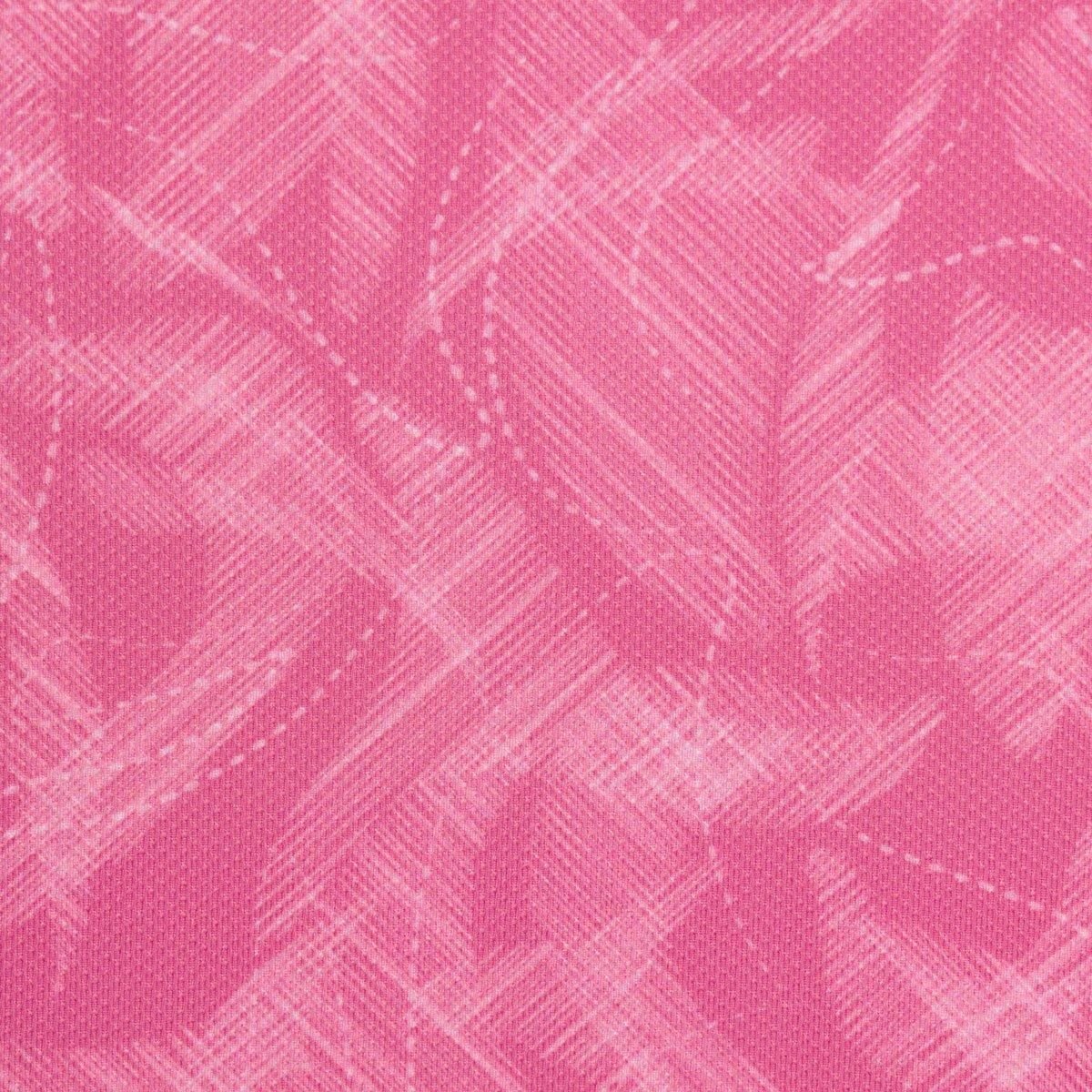 Greg Norman Greg Norman Men's Great White Mirage Ultra-Stretch Golf Polo Shirt in Bright Pink - 4