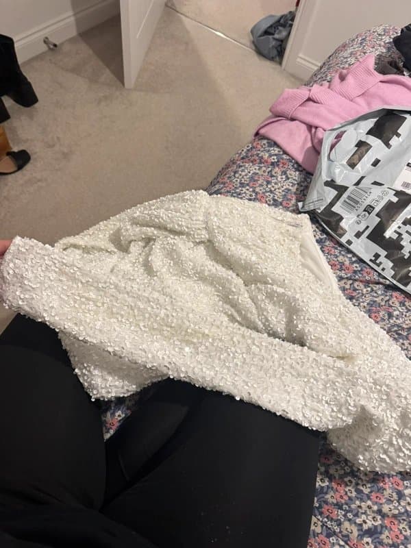 ASOS Bridal / hen do one shoulder sequin dress