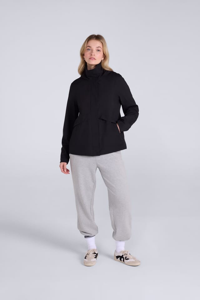 Animal Animal Women's 'Finn' Breathable Waterproof Hooded Jacket in Black - 2