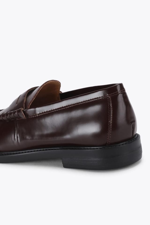 Steve Madden STEVE MADDEN Women's 'Madison Dark Red' Leather Flats in Dark Red - 3