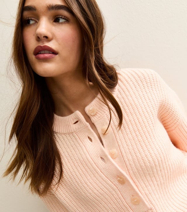 New Look Women's Light Pink Midweight Knit Jumper New Look - 2