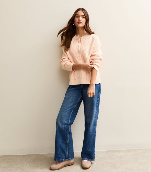 New Look Women's Light Pink Midweight Knit Jumper New Look - 3