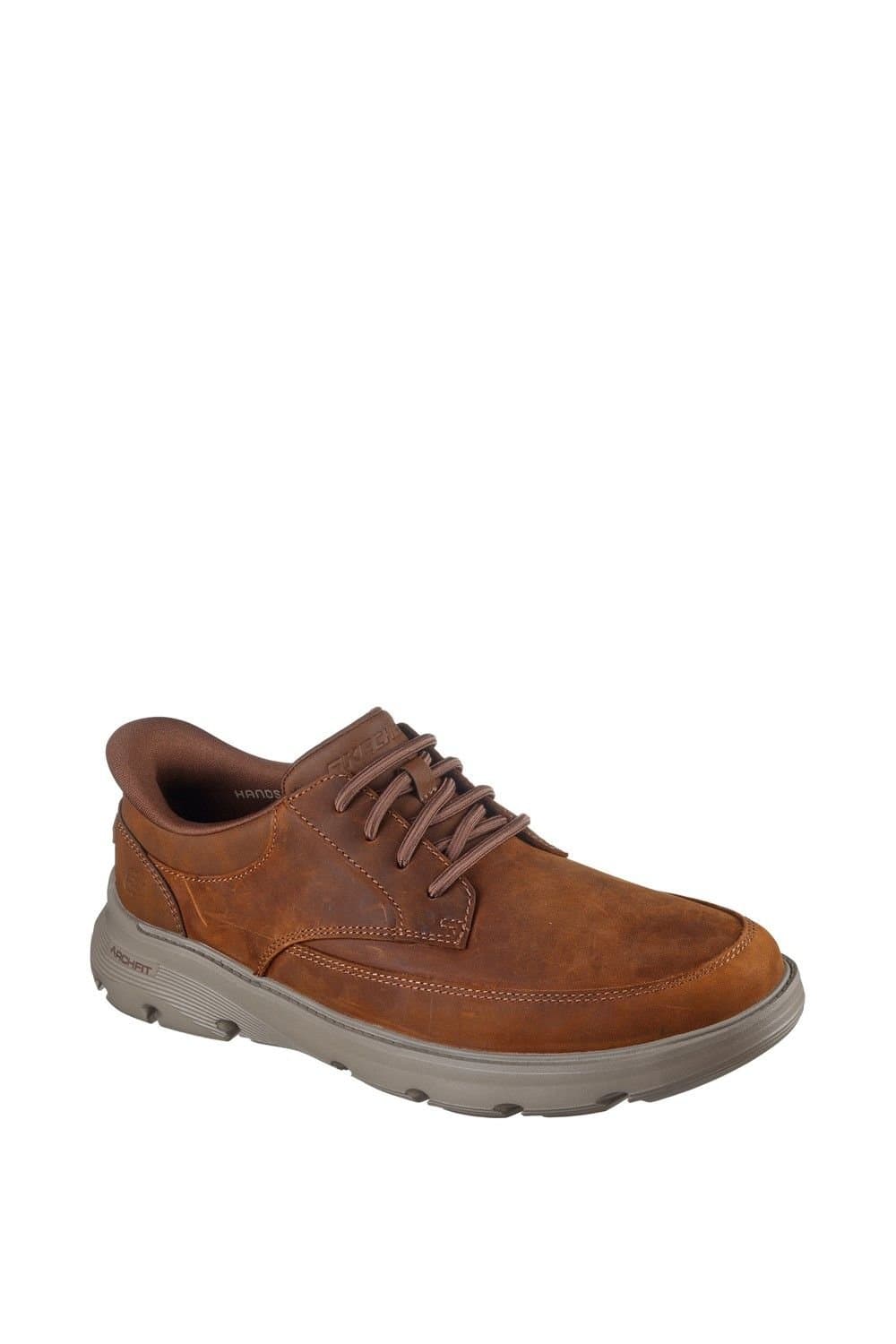 Skechers Skechers Men's Arch Fit Garza Rowan Shoes in Dark Brown