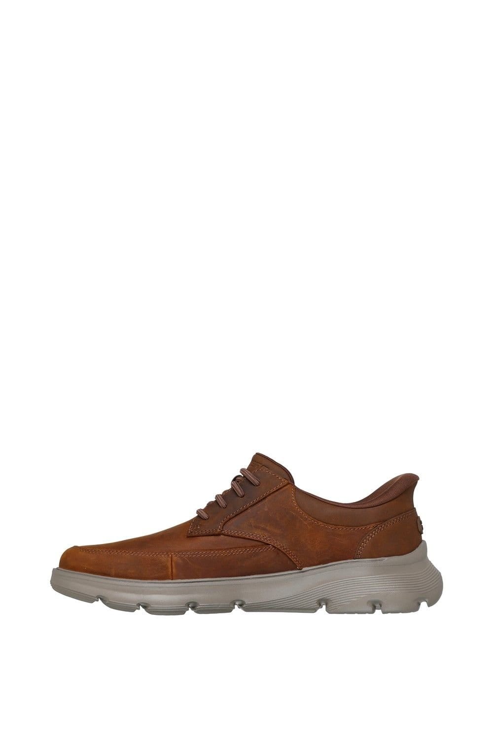 Skechers Skechers Men's Arch Fit Garza Rowan Shoes in Dark Brown - 4