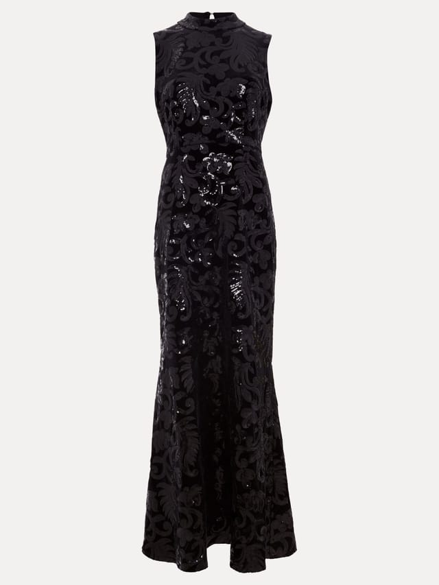 Phase Eight Phase Eight Women's Trudy Sequin Dress in Black - 2