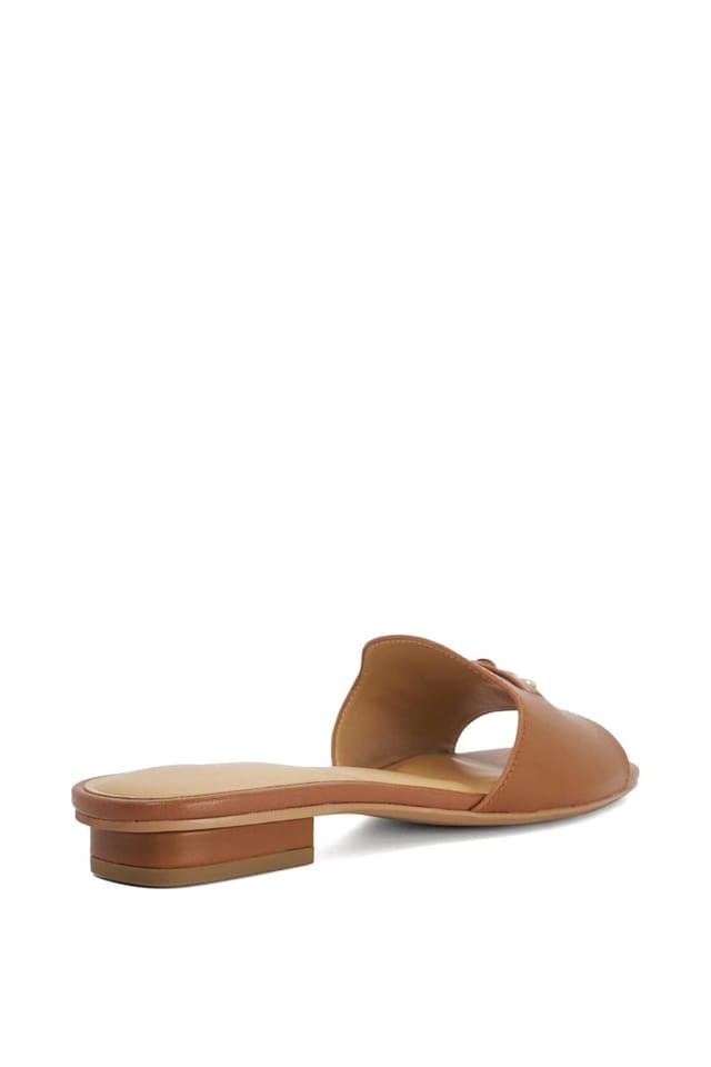 Dune London Dune London Women's 'Lindo' Leather Sandals in Brown - 3