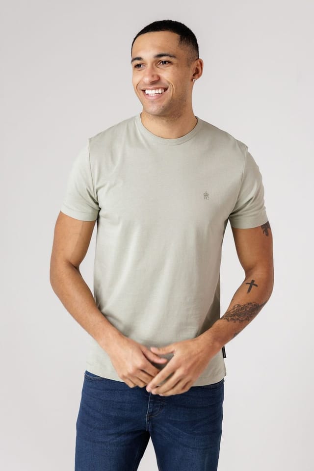 French Connection French Connection Men's 3 Pack Cotton Crew Neck Short Sleeve T-Shirts in Navy - 2