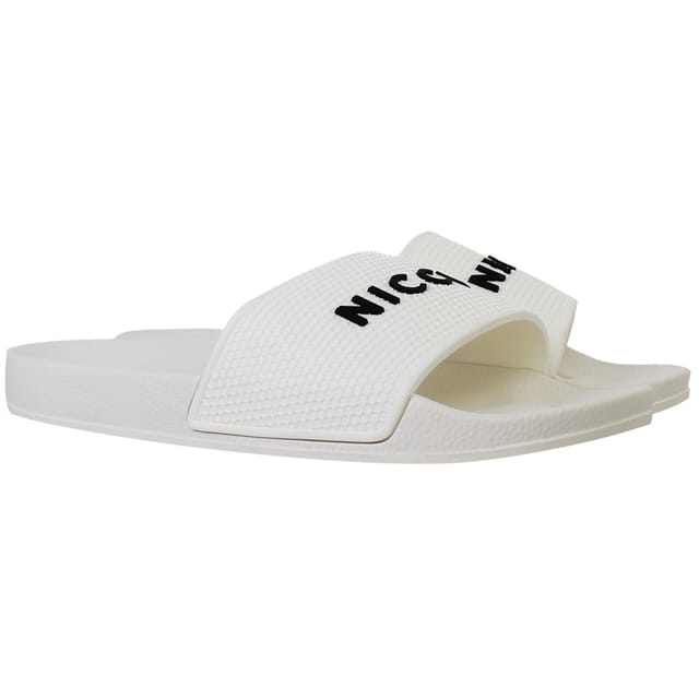 Nicce Nicce Men's Visor White Sliders - 2
