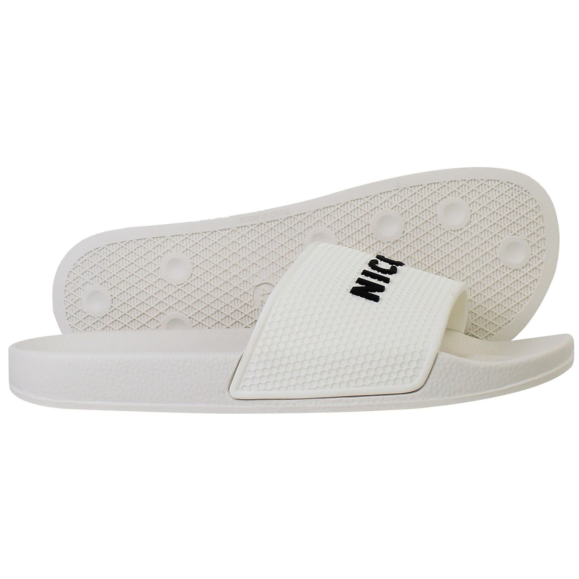 Nicce Nicce Men's Visor White Sliders - 4