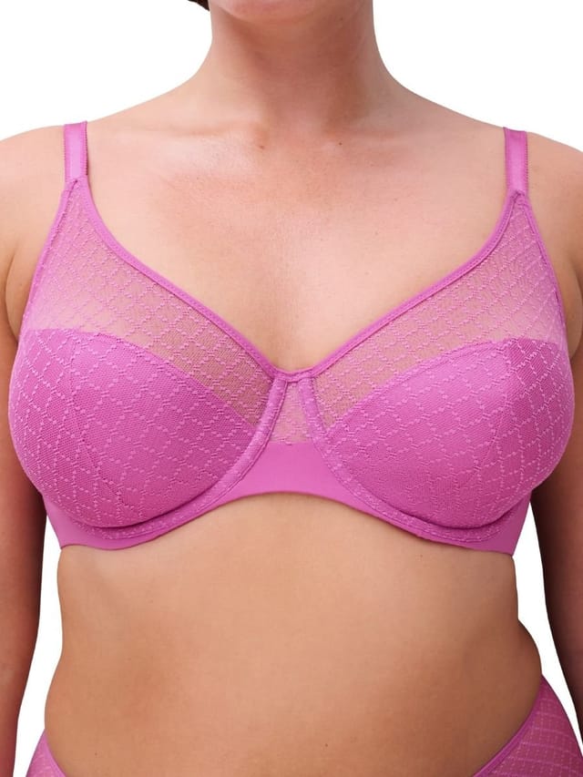 Chantelle Chantelle Women's Norah Chic Covering Moulded Bra in Pink - 3