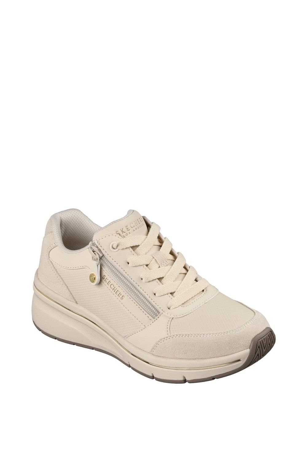 Skechers Skechers Women's Billion Flex Luxe Up Trainer in Natural