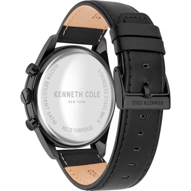 Kenneth Cole Kenneth Cole Men's KC51085002 Modern 48mm Quartz Watch in Black - 3