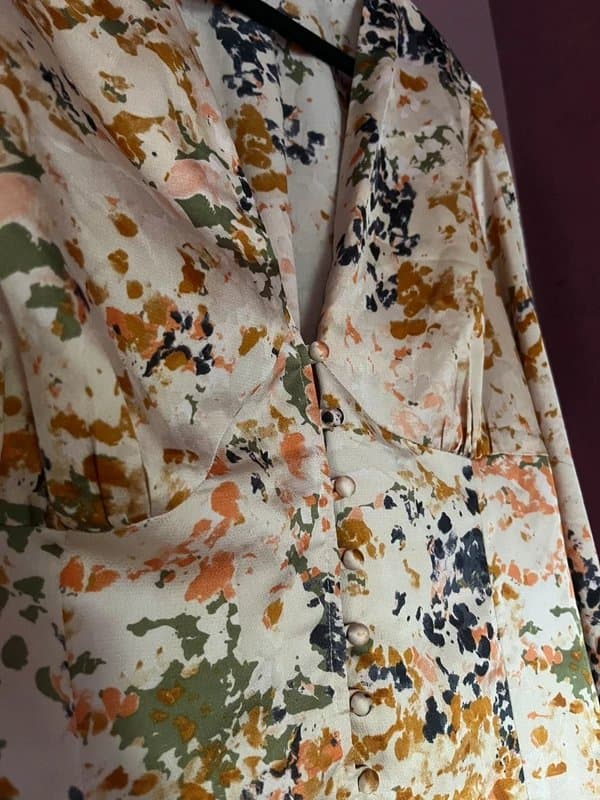 Never Fully Dressed Never fully dressed satin blouse