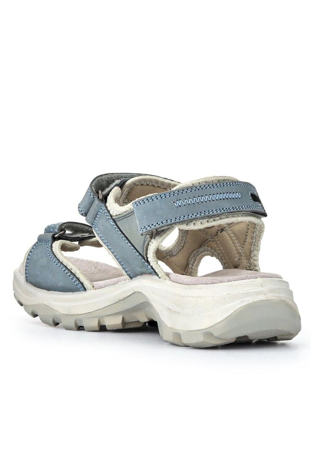 Pavers Pavers Women's Chunky Dual Touch-Fasten Sandals in Baby Blue - 3