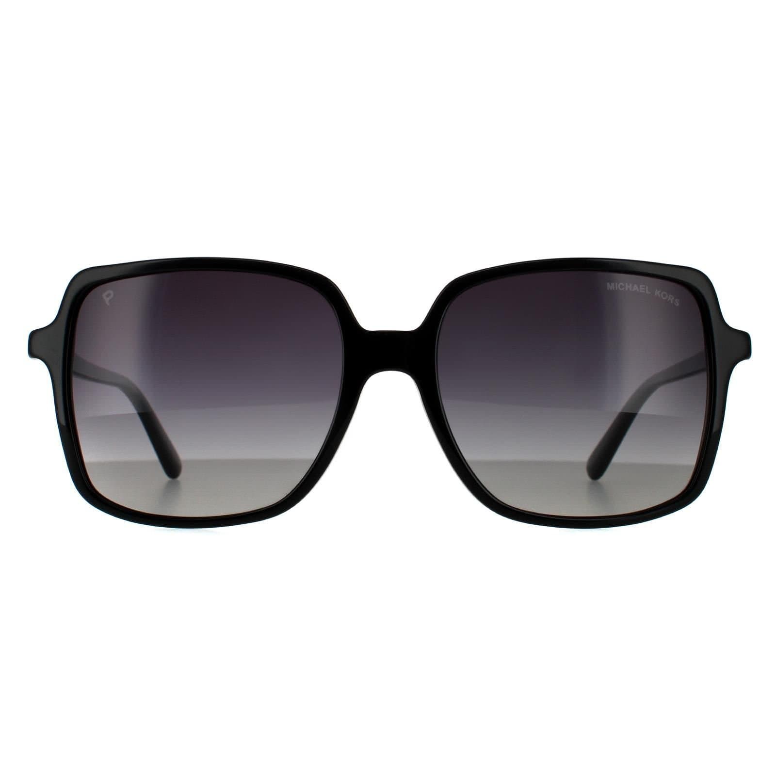 Michael Kors Michael Kors Women's Square Grey Grey Gradient Polarized Sunglasses in Black