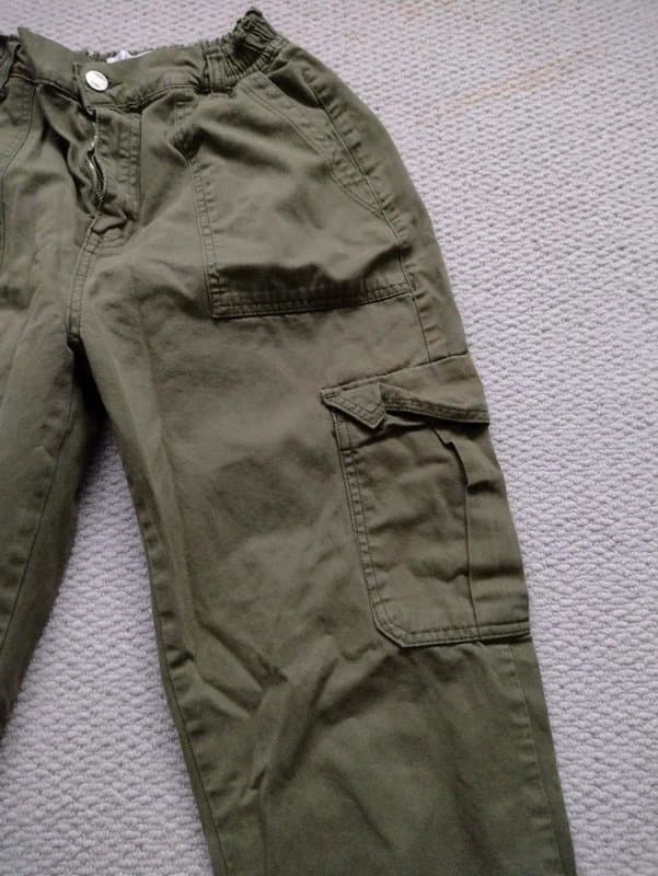 Koton Khaki green Cargo trousers