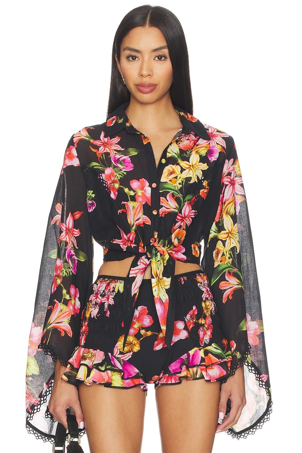 revolve Revolve Floral Print Blouse by Charo Ruiz Ibiza