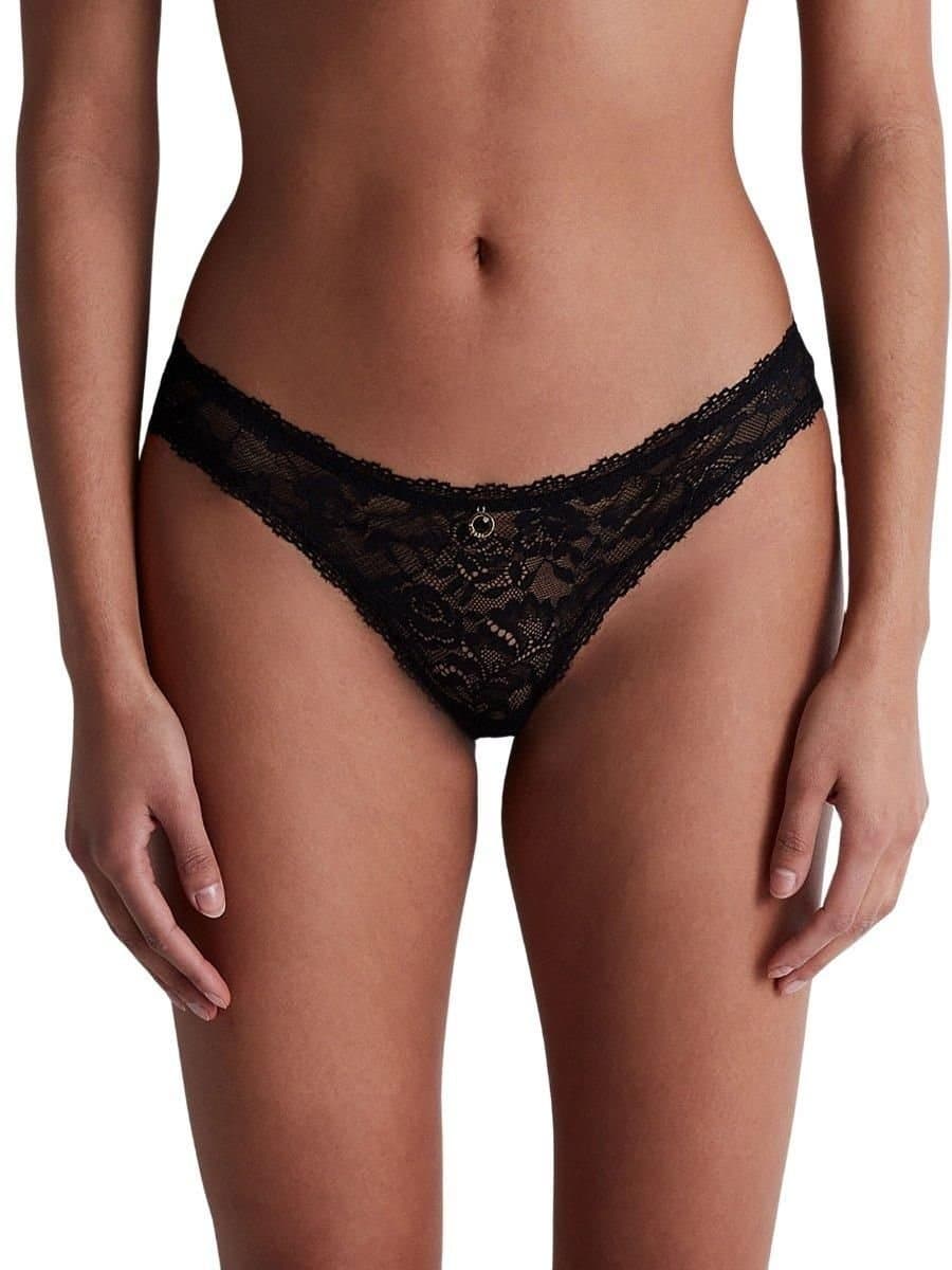 Aubade Aubade Black Lace Brazilian Briefs
