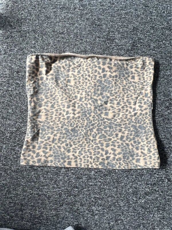 ASOS Leopard print bandeau top