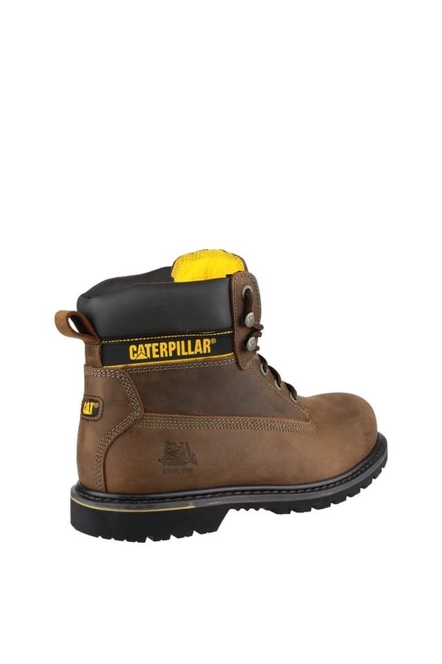 Caterpillar Caterpillar Men's 'Holton' Leather Safety Boots in Brown - 2