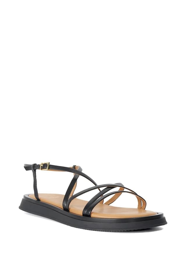Dune London Dune London Women's 'Laia' Leather Sandals in Black - 2