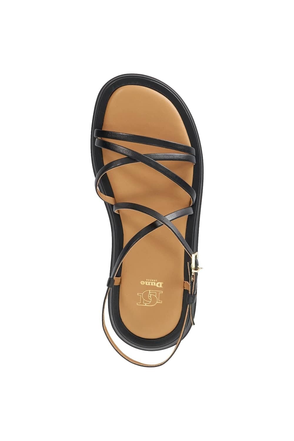 Dune London Dune London Women's 'Laia' Leather Sandals in Black - 4