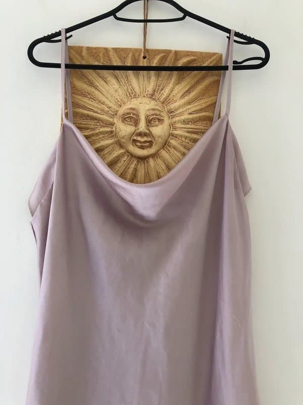 ASOS ASOS Lilac Pink Satin Mini Dress