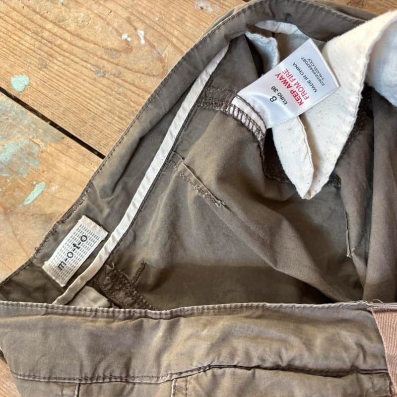 Topshop Moto Vintage Moto low rise cargo utility style jorts
