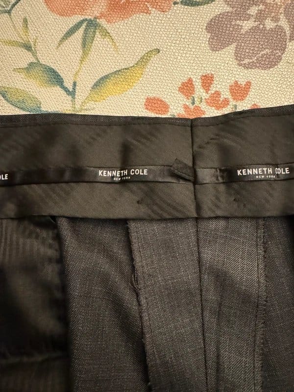 Kenneth Cole Kenneth Cole Mens Dress Pants 42W 30L Gray - 1