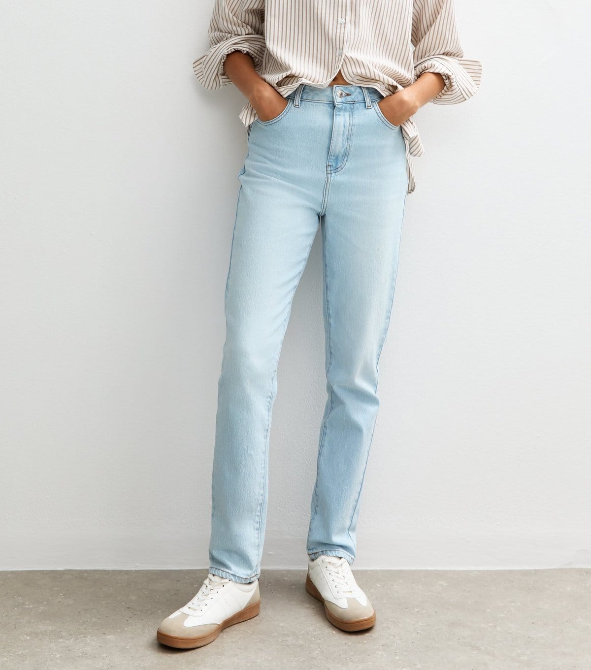 New Look Women's Tall Light Blue Hannah Straight Leg Jeans New Look - 4