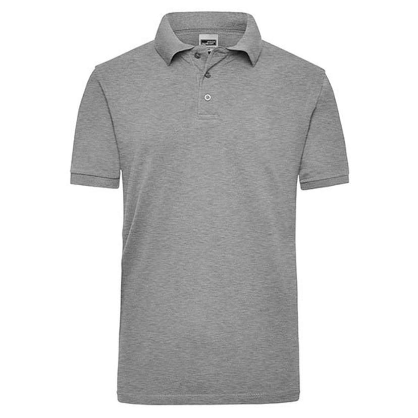 James and Nicholson James and Nicholson Men's Workwear Polo Shirt in Grey - 1