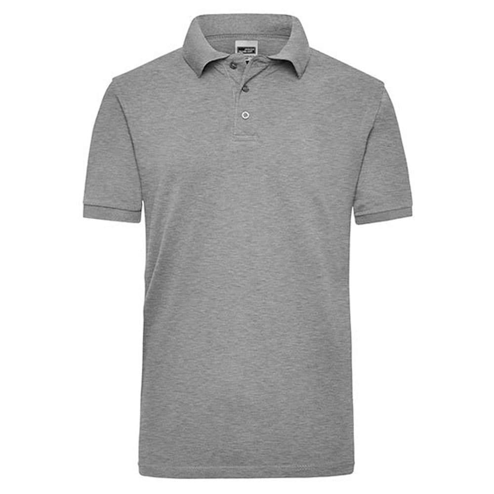 James and Nicholson James and Nicholson Men's Workwear Polo Shirt in Grey