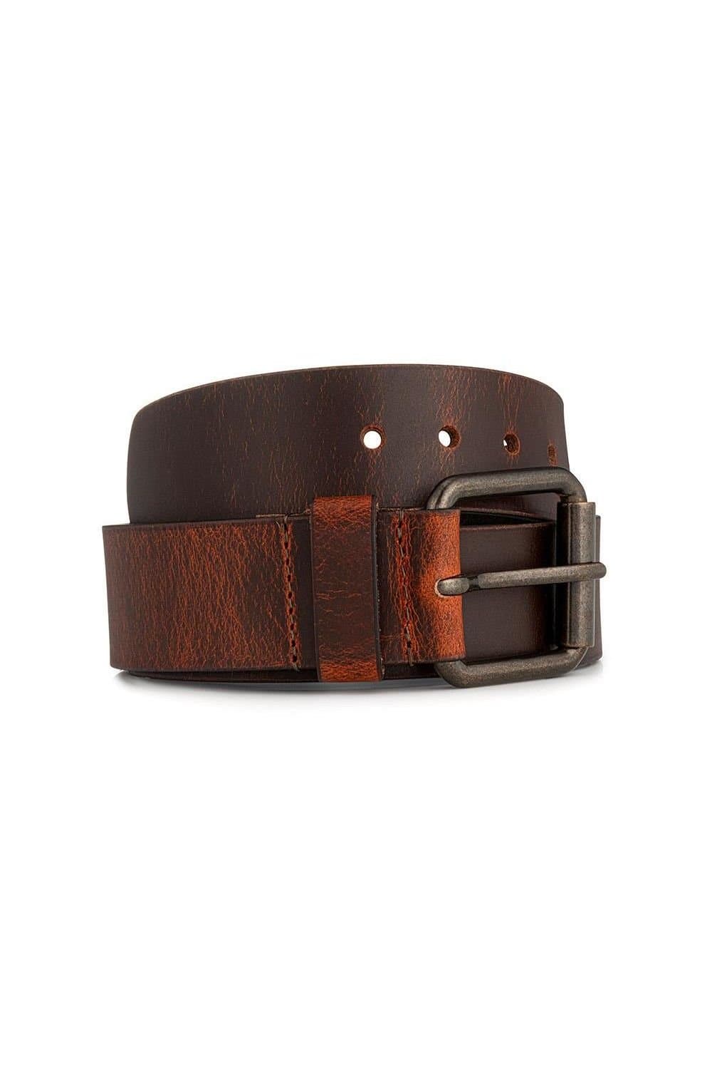 Jones Bootmaker Jones Bootmaker Men's Urien Leather Belt in Tan