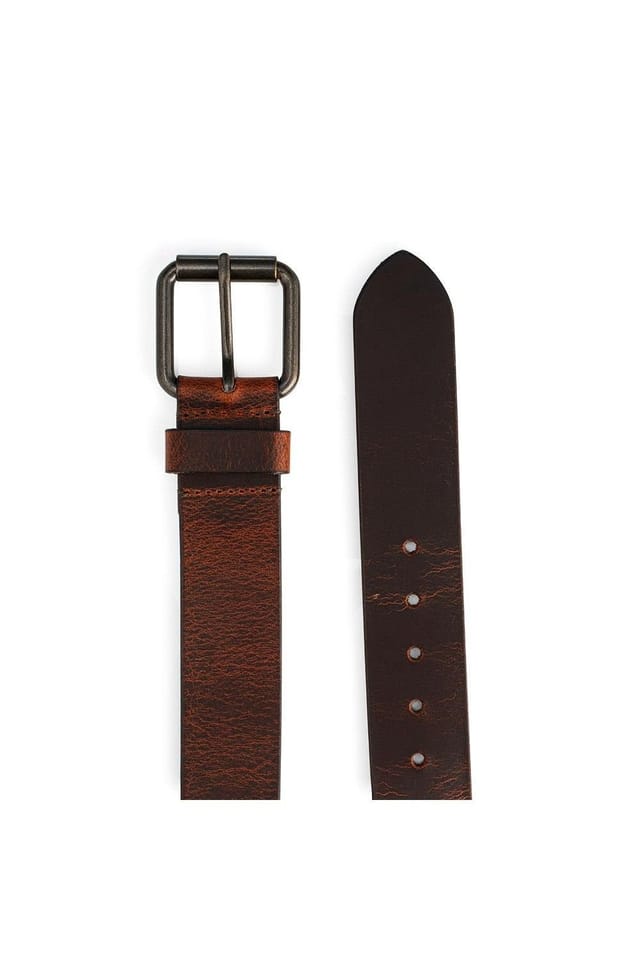Jones Bootmaker Jones Bootmaker Men's Urien Leather Belt in Tan - 3